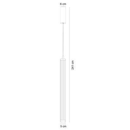 Zuma Line - LED Stmívatelný lustr na lanku LED/26W/230V 2700-6500K černá + dálkové ovládání