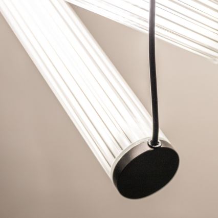 Zuma Line - LED Stmívatelný lustr na lanku LED/64W/230V 2700-6500K černá + dálkové ovládání