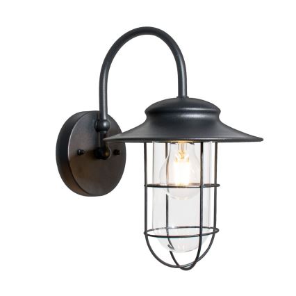 Zuma Line - Venkovní nástěnná lampa 1xE27/60W/230V IP44 černá