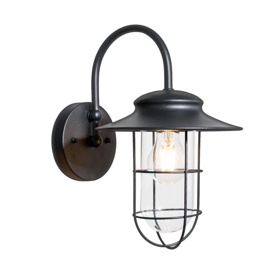 Zuma Line - Venkovní nástěnná lampa 1xE27/60W/230V IP44 černá