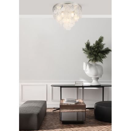 Zuma Line - Přisazený lustr 8xE14/40W/230V lesklý chrom