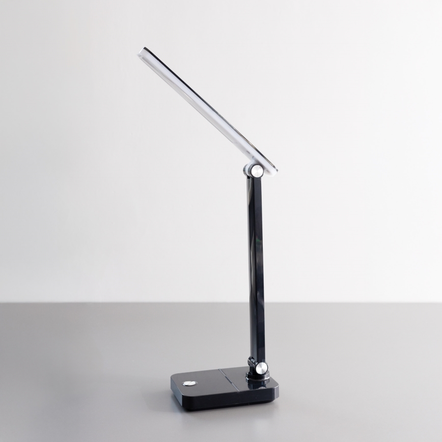 Zuma Line - LED Nabíjecí stolní lampa LED/8W/1200 mAh 3000/4500/6000K CRI 90 černá