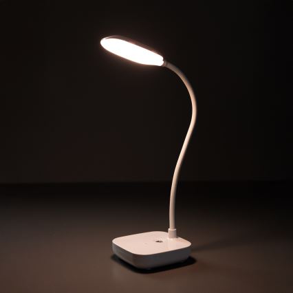 Zuma Line - LED Nabíjecí stolní lampa LED/7W/1200 mAh 3000/4500/6000K CRI 90 bílá