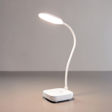 Zuma Line - LED Nabíjecí stolní lampa LED/7W/1200 mAh 3000/4500/6000K CRI 90 bílá
