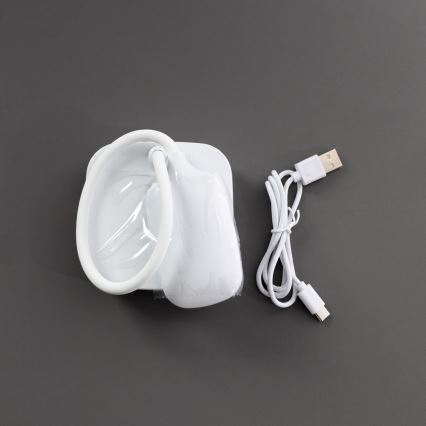 Zuma Line - LED Nabíjecí stolní lampa LED/7W/1200 mAh 3000/4500/6000K CRI 90 bílá