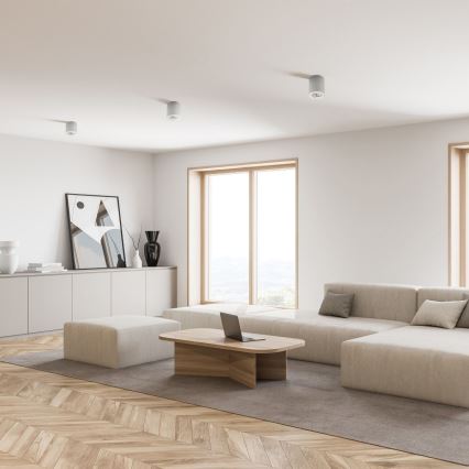 Zuma Line - LED RGBW Stmívatelné bodové svítidlo 1xGU10/4,8W/230V bílá + dálkové ovládání