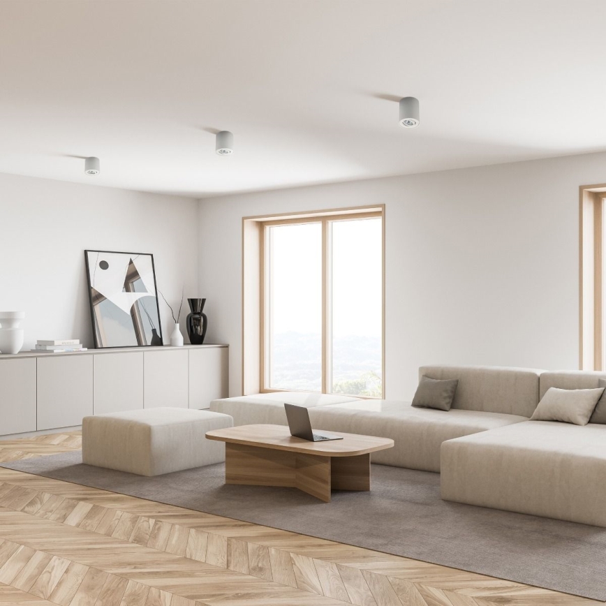 Zuma Line - LED RGBW Stmívatelné bodové svítidlo 1xGU10/4,8W/230V bílá + dálkové ovládání