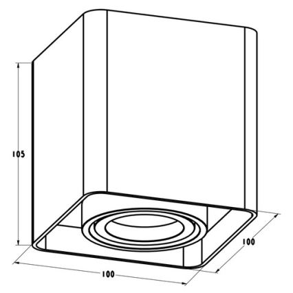 Zuma Line - Bodové svítidlo 1xGU10/50W/230V bílá