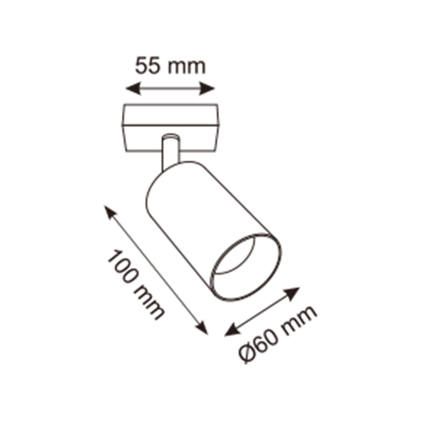 Zuma Line - Nástěnné bodové svítidlo 1xGU10/50W/230V zlatá