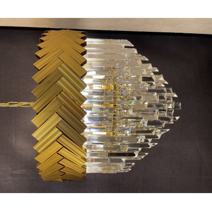 Zuma Line - Lustr na řetězu 9xE14/40W/230V zlatá