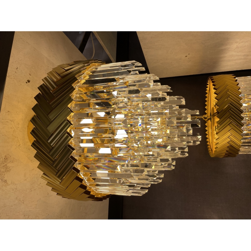 Zuma Line - Lustr na řetězu 9xE14/40W/230V zlatá