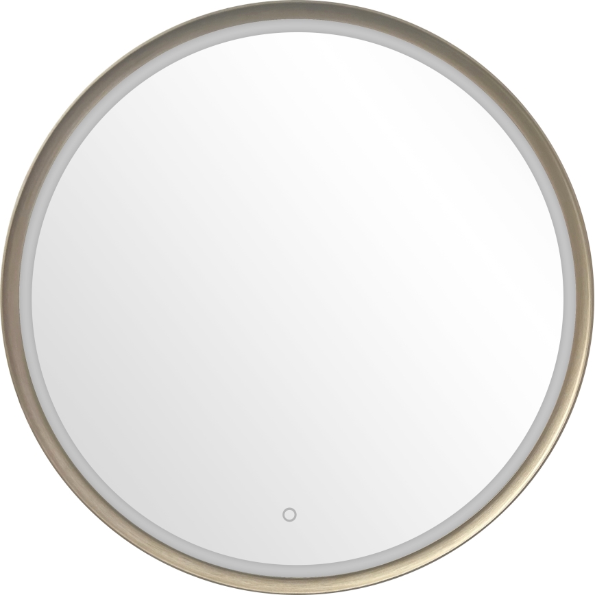 Zuma Line - LED Koupelnové nástěnné zrcadlo s podsvícením LED/36W/230V 3000/4000/6000K pr. 80 cm IP44 mosaz