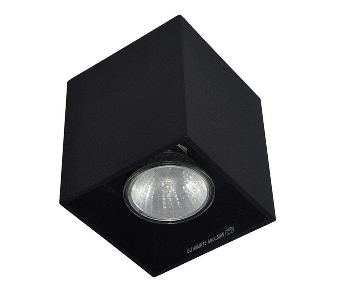 Zuma Line Zuma Line 50475-BK - Bodové svítidlo SQUARE 1xGU10/50W/230V černá ZL0138