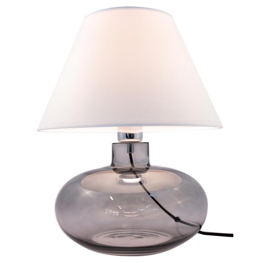 Zuma Line - Stolní lampa 1xE27/40W/230V bílá/černá
