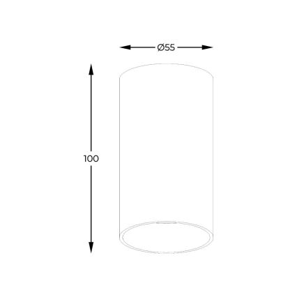 Zuma Line - LED RGBW Stmívatelné bodové svítidlo 1xGU10/4,8W/230V bílá + dálkové ovládání