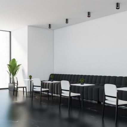 Zuma Line - LED RGBW Stmívatelné bodové svítidlo 1xGU10/6W/230V černá + dálkové ovládání