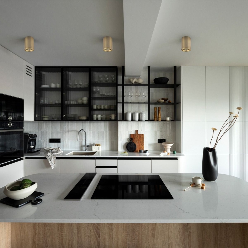 Zuma Line - LED RGBW Stmívatelné bodové svítidlo 1xGU10/6W/230V zlatá + dálkové ovládání