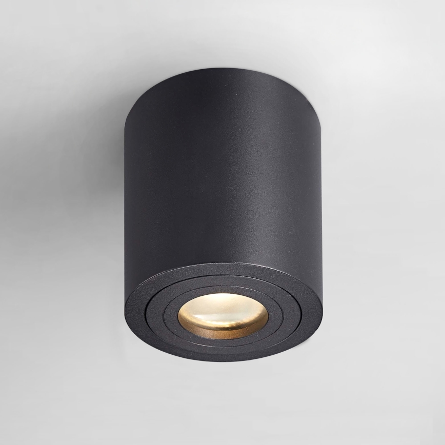 Zuma Line - LED RGBW Stmívatelné koupelnové bodové svítidlo 1xGU10/6W/230V IP44 černá + dálkové ovládání