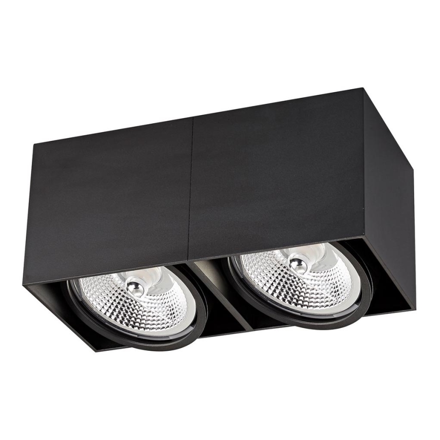 Zuma Line - Bodové svítidlo 2xGU10-ES111/15W/230V černá