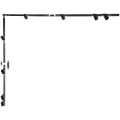 Zuma Line - Bodové svítidlo do lištového systému 8xGU10/10W/230V černá + lištové příslušenství