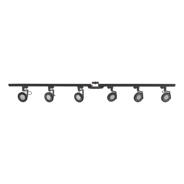 Zuma Line - Bodové svítidlo v lištovém systému 6xGU10/10W/230V černá