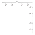 Zuma Line - Bodové svítidlo v lištovém systému 8xGU10/35W/230V bílá