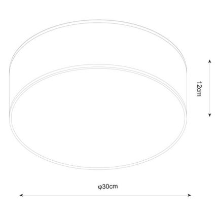 Zuma Line - Stropní svítidlo CLARA 2xE14/40W/230V černá