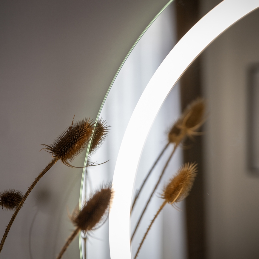 Zuma Line - LED Koupelnové nástěnné zrcadlo s podsvícením LED/36W/230V 3000/4000/6000K pr. 80 cm IP44