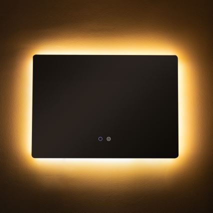 Zuma Line - LED Koupelnové vyhřívané nástěnné zrcadlo s podsvícením LED/24W/230V 3000/4000/6000K 70x50 cm IP44