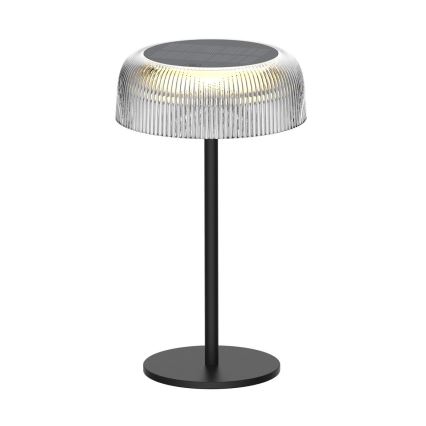 Zuma Line - LED Stmívatelná solární nabíjecí stolní lampa LED/2,5W/2000 mAh IP44 černá