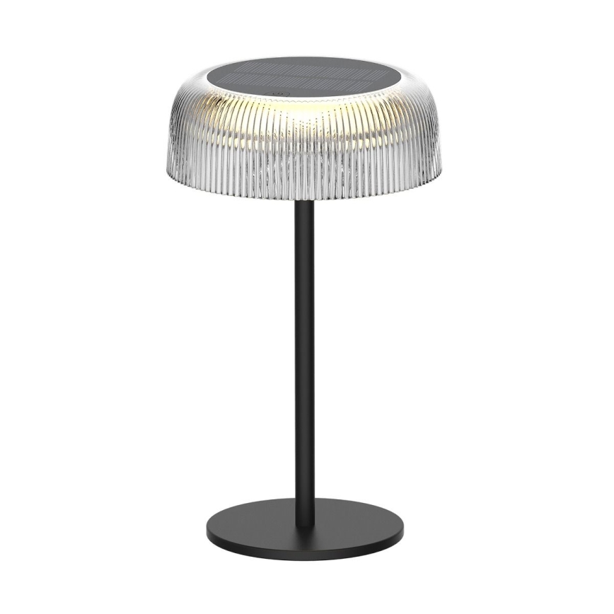 Zuma Line - LED Stmívatelná solární nabíjecí stolní lampa LED/2,5W/2000 mAh IP44 černá