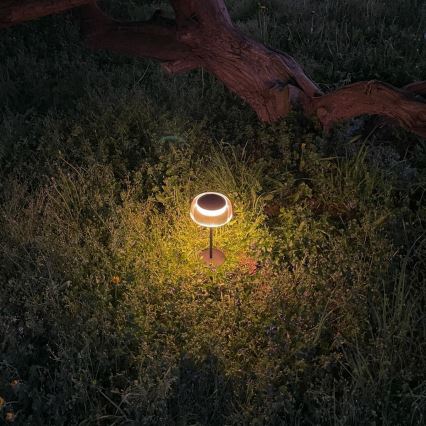 Zuma Line - LED Stmívatelná solární nabíjecí stolní lampa LED/2,5W/2000 mAh IP44 černá