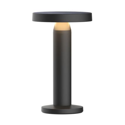 Zuma Line - LED Stmívatelná solární nabíjecí stolní lampa LED/2W/2000 mAh IP44 černá