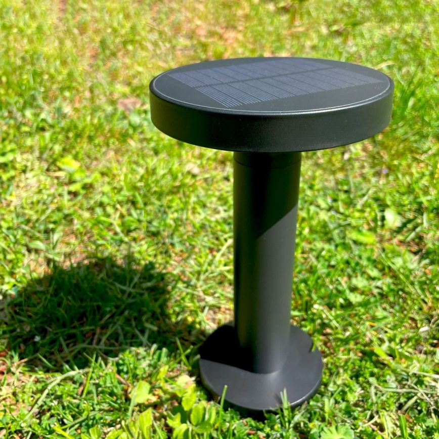Zuma Line - LED Stmívatelná solární nabíjecí stolní lampa LED/2W/2000 mAh IP44 černá