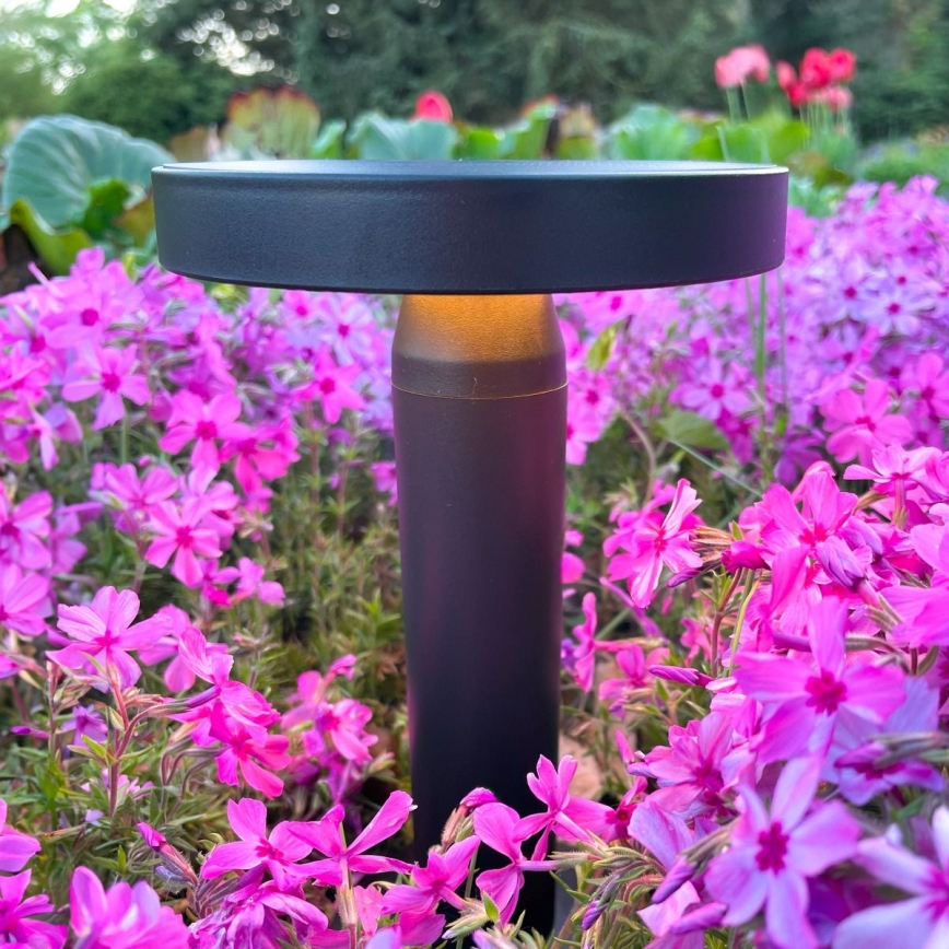 Zuma Line - LED Stmívatelná solární nabíjecí stolní lampa LED/2W/2000 mAh IP44 černá