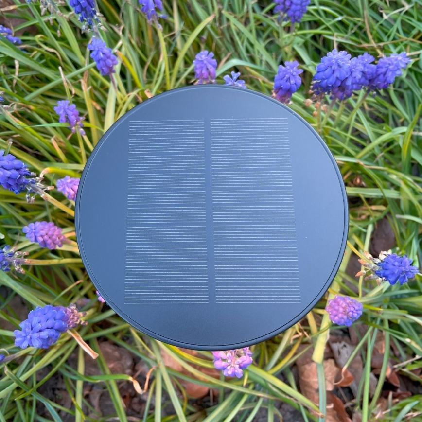 Zuma Line - LED Stmívatelná solární nabíjecí stolní lampa LED/2W/2000 mAh IP44 černá