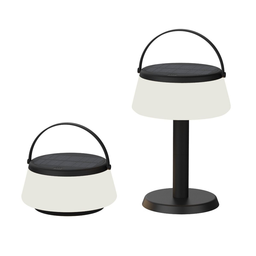 Zuma Line - LED Stmívatelná solární nabíjecí stolní lampa LED/2,2W/2000 mAh IP44 černá
