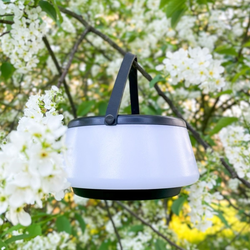 Zuma Line - LED Stmívatelná solární nabíjecí stolní lampa LED/2,2W/2000 mAh IP44 černá