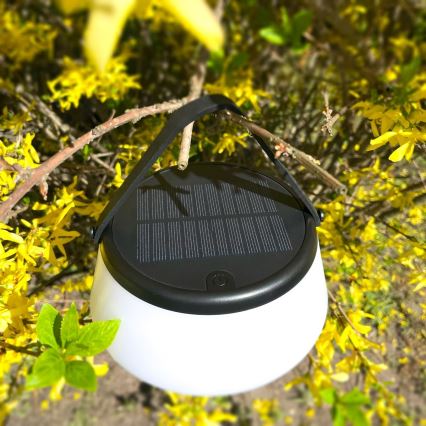 Zuma Line - LED Stmívatelná solární nabíjecí stolní lampa LED/2,2W/2000 mAh IP44 černá