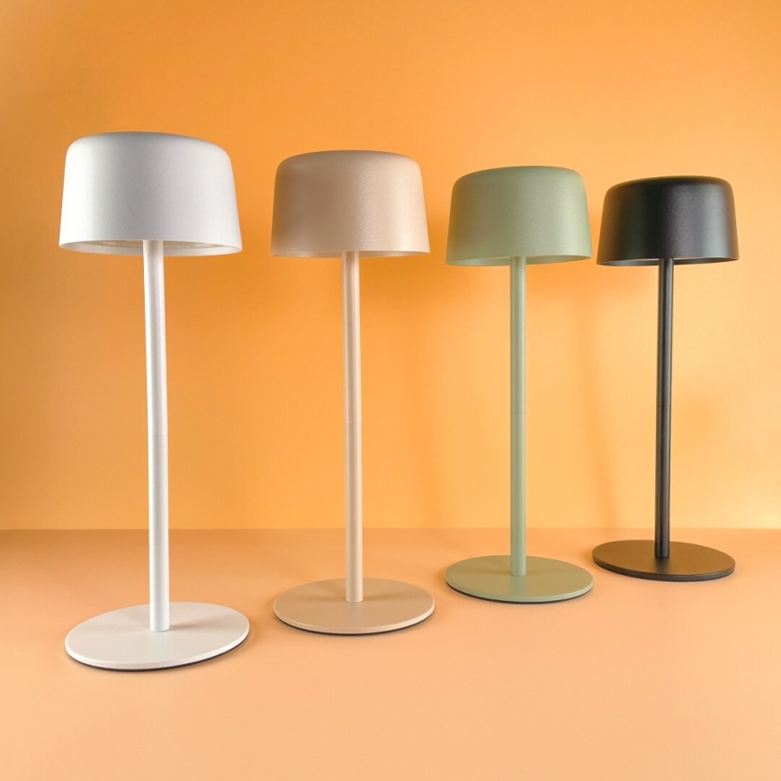 Zuma Line - LED Stmívatelná nabíjecí stolní lampa LED/2W/1200 mAh IP44 bílá