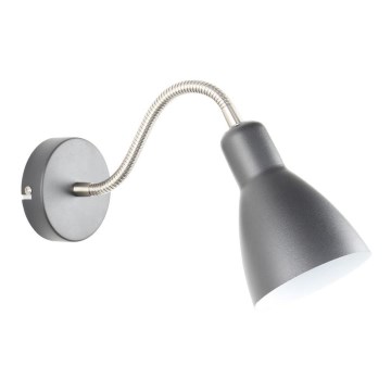 Zuma Line - Flexibilní lampička 1xE27/40W/230V šedá