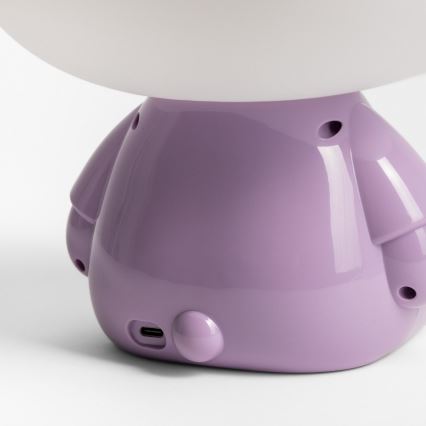 Zuma Line - LED Stmívatelná dětská dotyková stolní lampa LED/3W/230V prasátko fialová