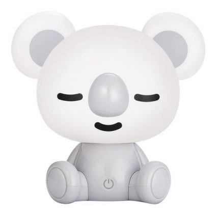 Zuma Line - LED Stmívatelná dětská dotyková stolní lampa LED/3W/230V koala šedá