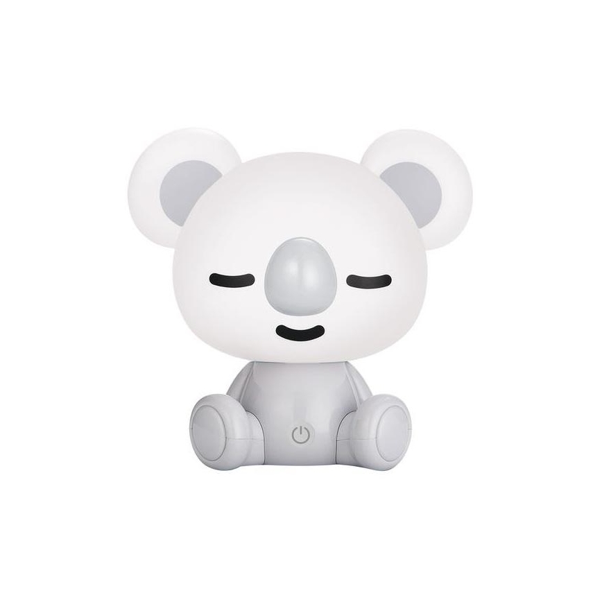 Zuma Line - LED Stmívatelná dětská dotyková stolní lampa LED/3W/230V koala šedá