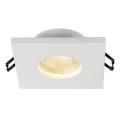 Zuma Line - Koupelnové podhledové svítidlo 1xGU10/50W/230V IP54 bílá