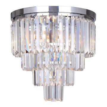 Zuma Line - Křišťálové stropní svítidlo 5xE14/40W/230V lesklý chrom