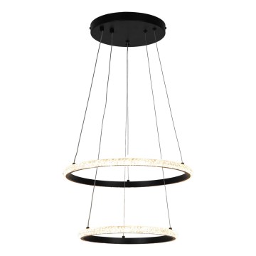 Zuma Line - LED Lustr na lanku RIDE LED/22W/230V + LED/14W pr. 41 cm černá