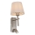 Zuma Line - LED Nástěnná lampa 1xE27/40W/230V + LED/2,5W matný chrom/bílá