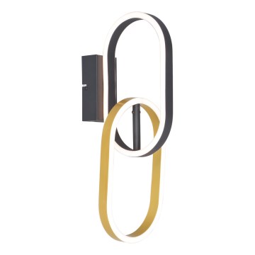 Zuma Line - LED Nástěnná lampa 2xLED/12W/230V černá/zlatá