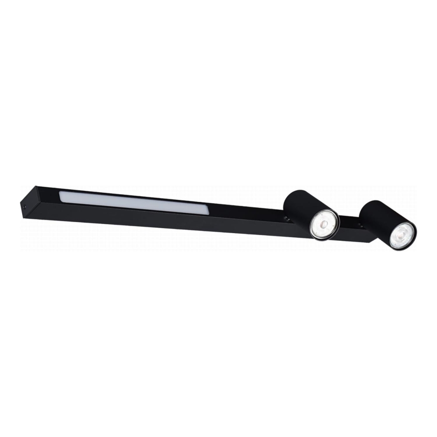 Zuma Line - LED Nástěnné bodové svítidlo 2xGU10/5W/230V + LED/8W černá